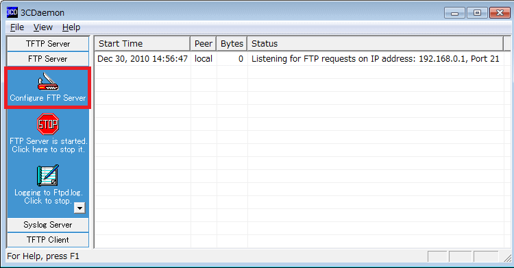 Tcp Ip Ftpサーバ 3cdaemon を使ってみよう